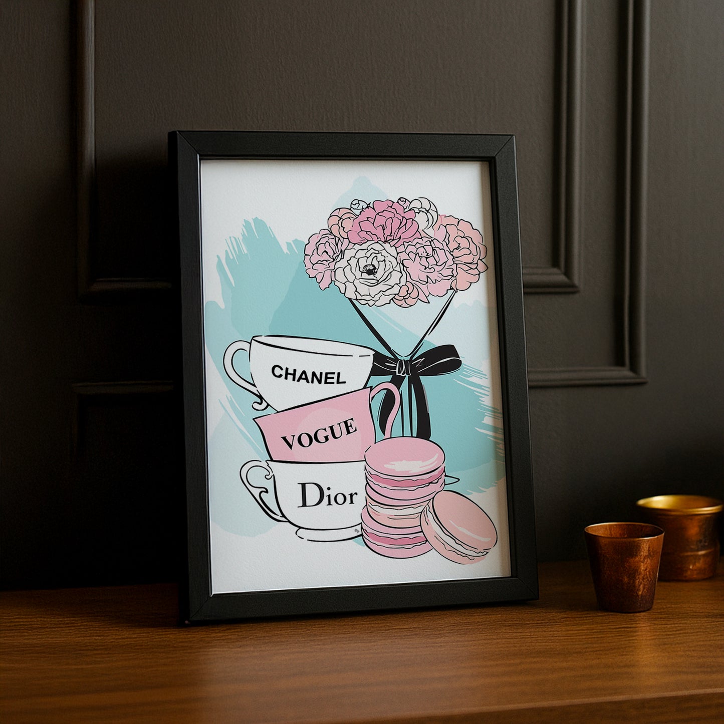 Cadre photo Dior Illustration