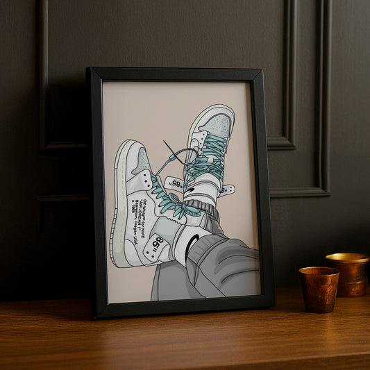 Cadre Photo Nike - Air Jordan Illustration
