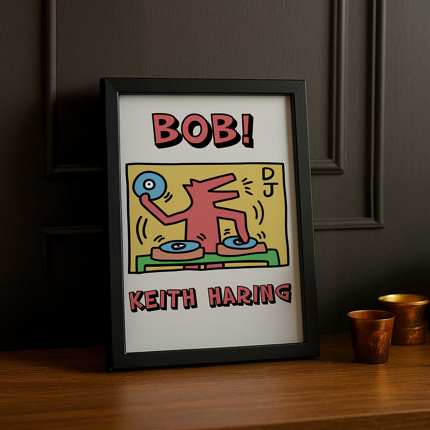 Cadre photo Keith Haring