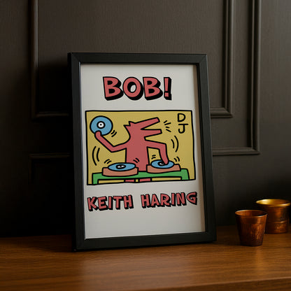 Cadre photo Keith Haring