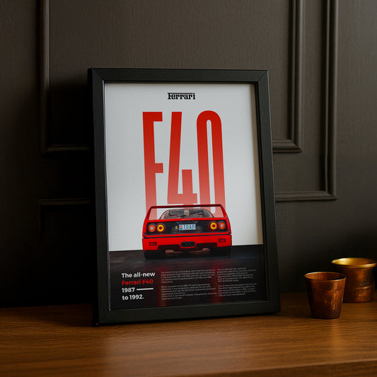 Poster Voitures - Ferrari F40