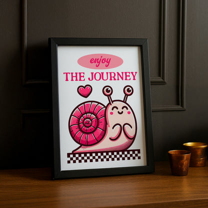 Cadre photo Citation - Enjoy The Journey