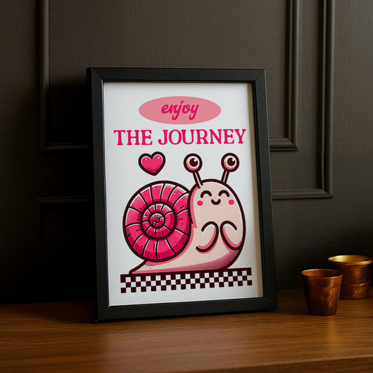 Cadre photo Citation - Enjoy The Journey