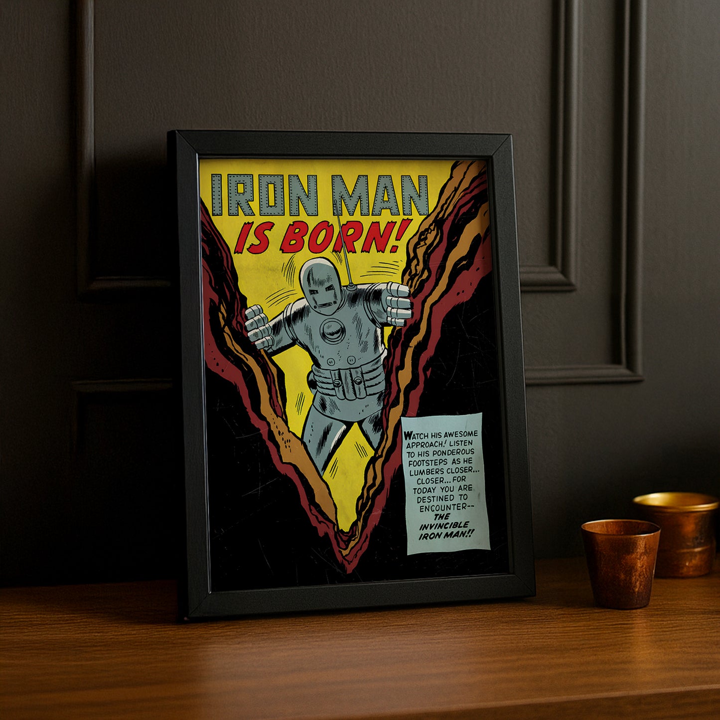 Cadre photo Iron Man Marvel