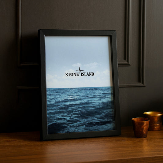 Cadre photo Stone Island vagues