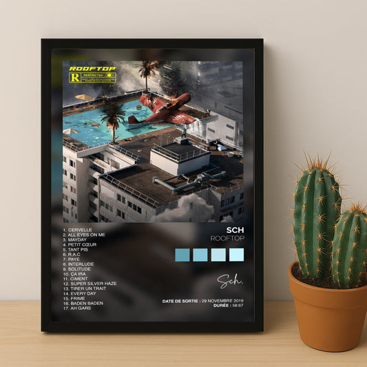 Poster SCH - Album Rooftop