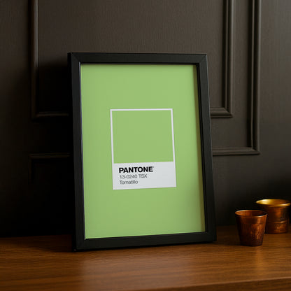 Cadre Photo Pantone Étiquette - Tomatillo