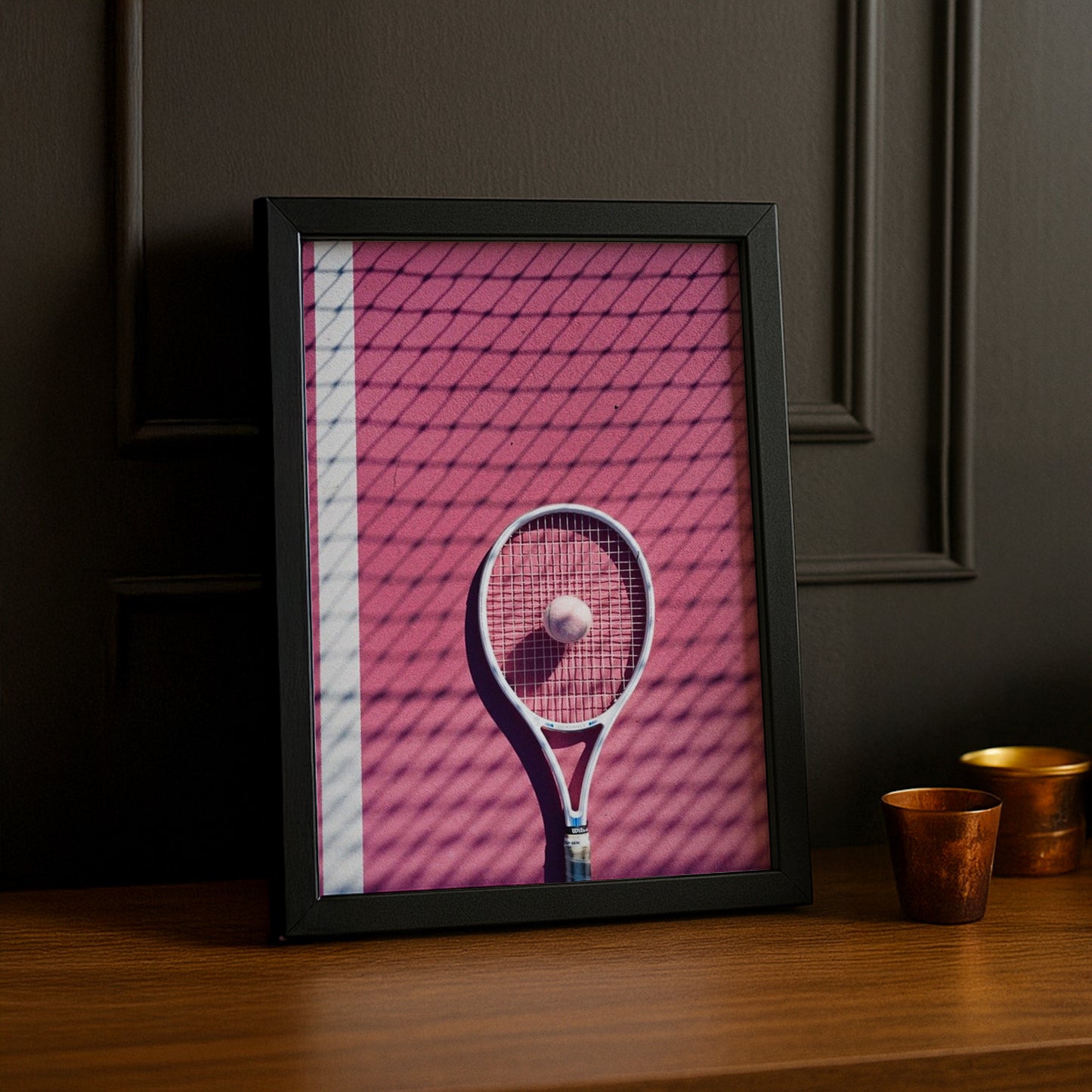 Cadre photo Tennis - Aesthetic Pink