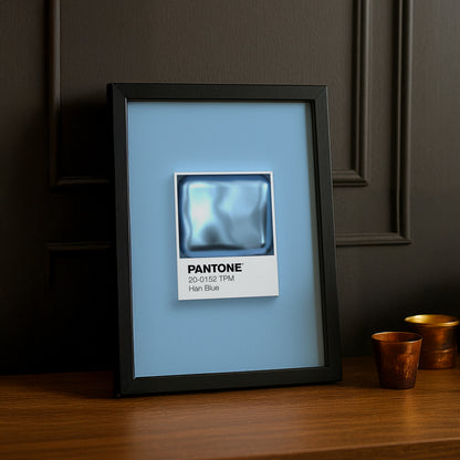 Cadre Photo Pantone Étiquette - Han Blue