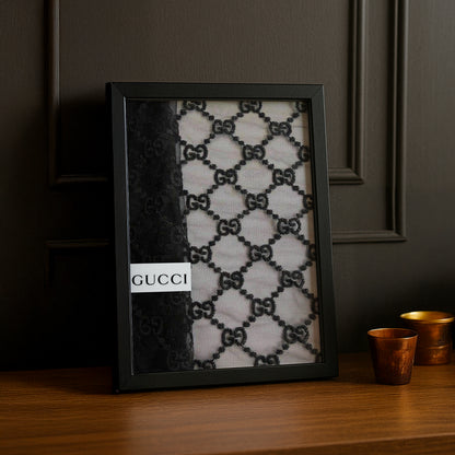 Cadre Photo Gucci - Monogramme noir