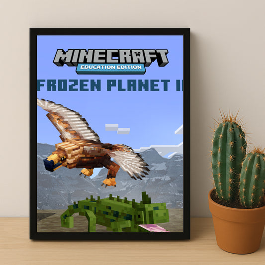 Cadre photo Minecraft - Frozen Planet