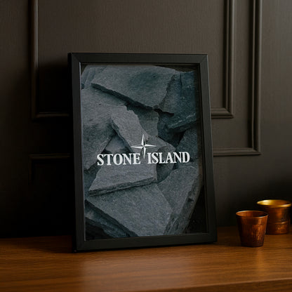 Poster Stone Island - Grey Stone