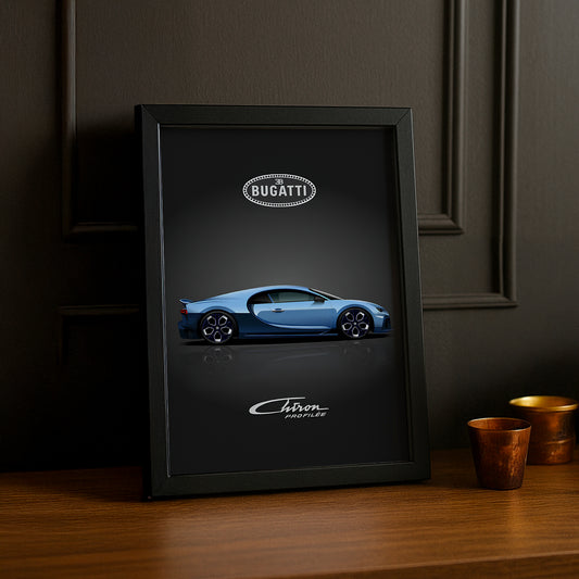 Cadre photo Bugatti Chiron