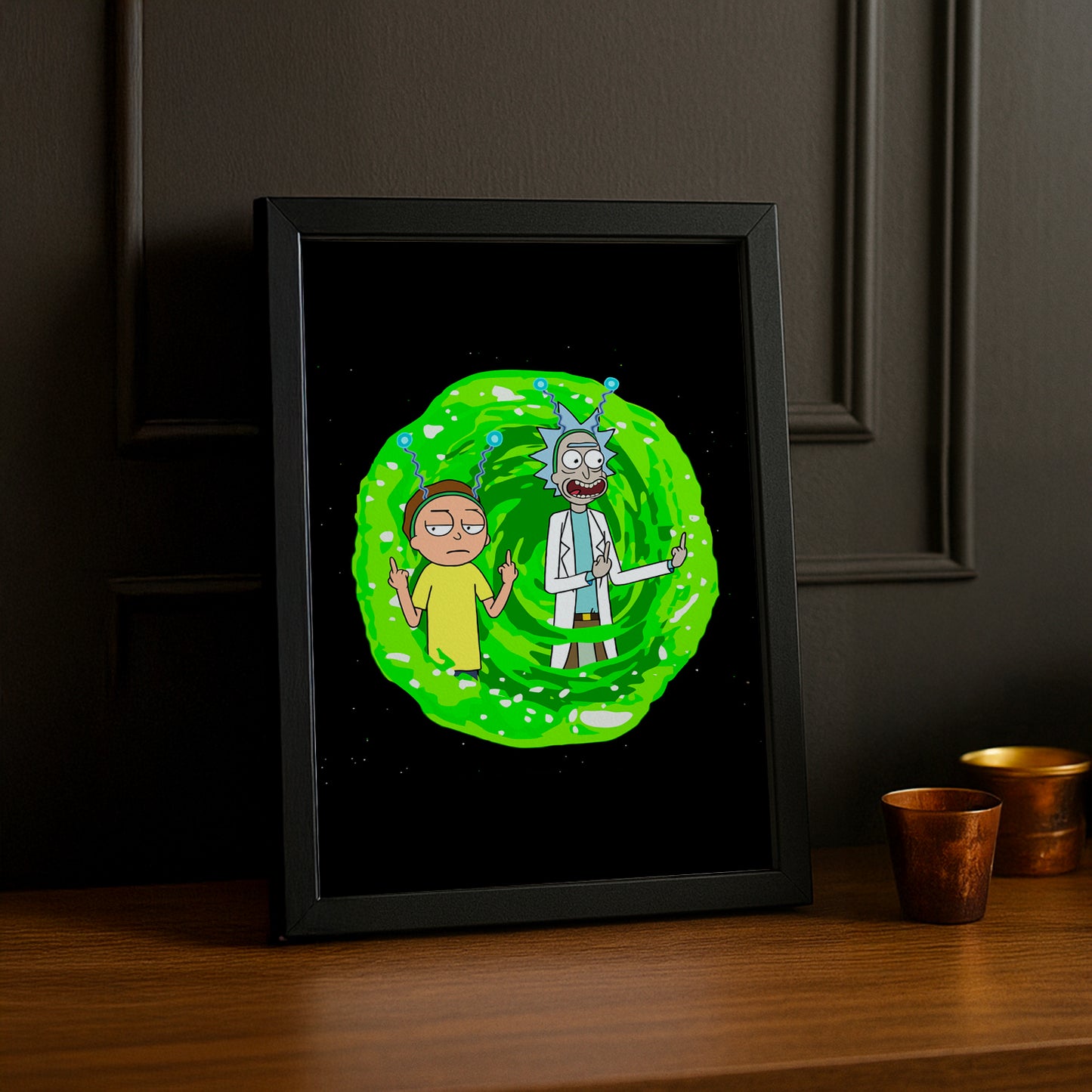 Cadre photo de Rick et Morty