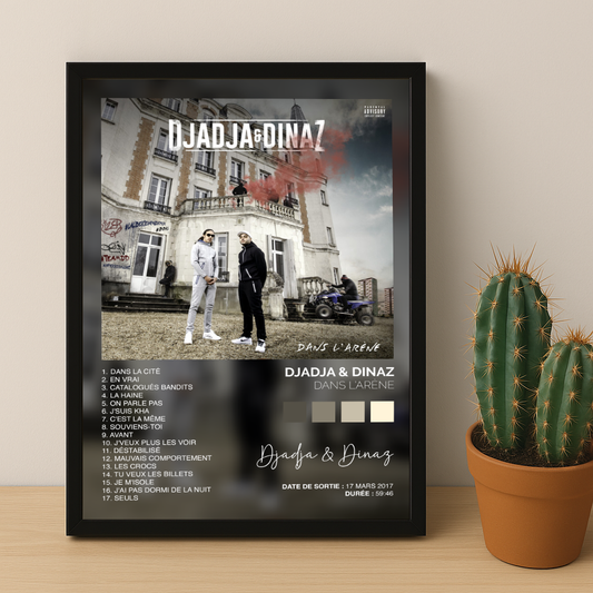 Cadre photo Album - Dans l'Arène Djadja & Dinaz