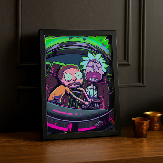 Cadre photo de Rick et Morty