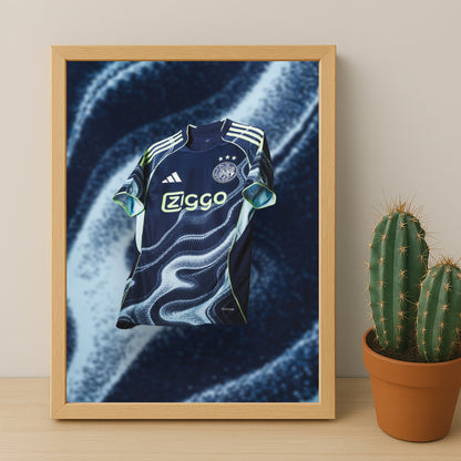 Poster Maillot Football - Ajax Amsterdam 2025-2026