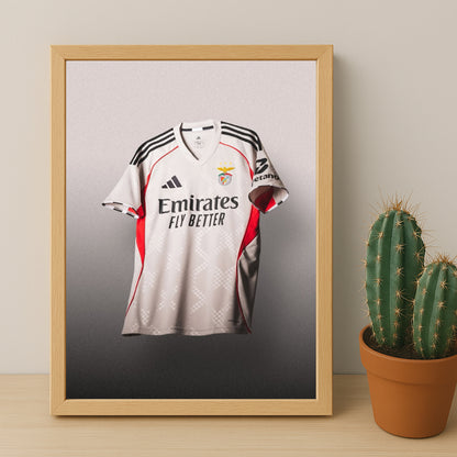 Poster Maillot Football - Benfica 2025-2026