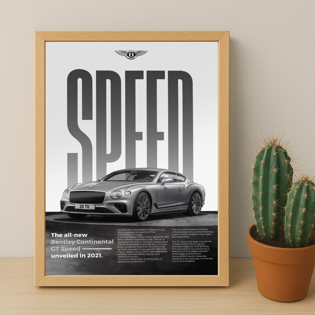 Poster Voitures - Bentley Continental GT Speed