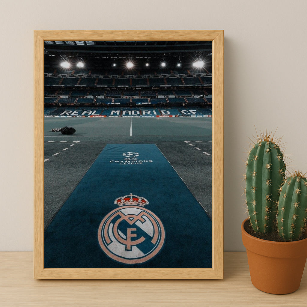 Poster encadrée Real Madrid - Stade Bernabeu