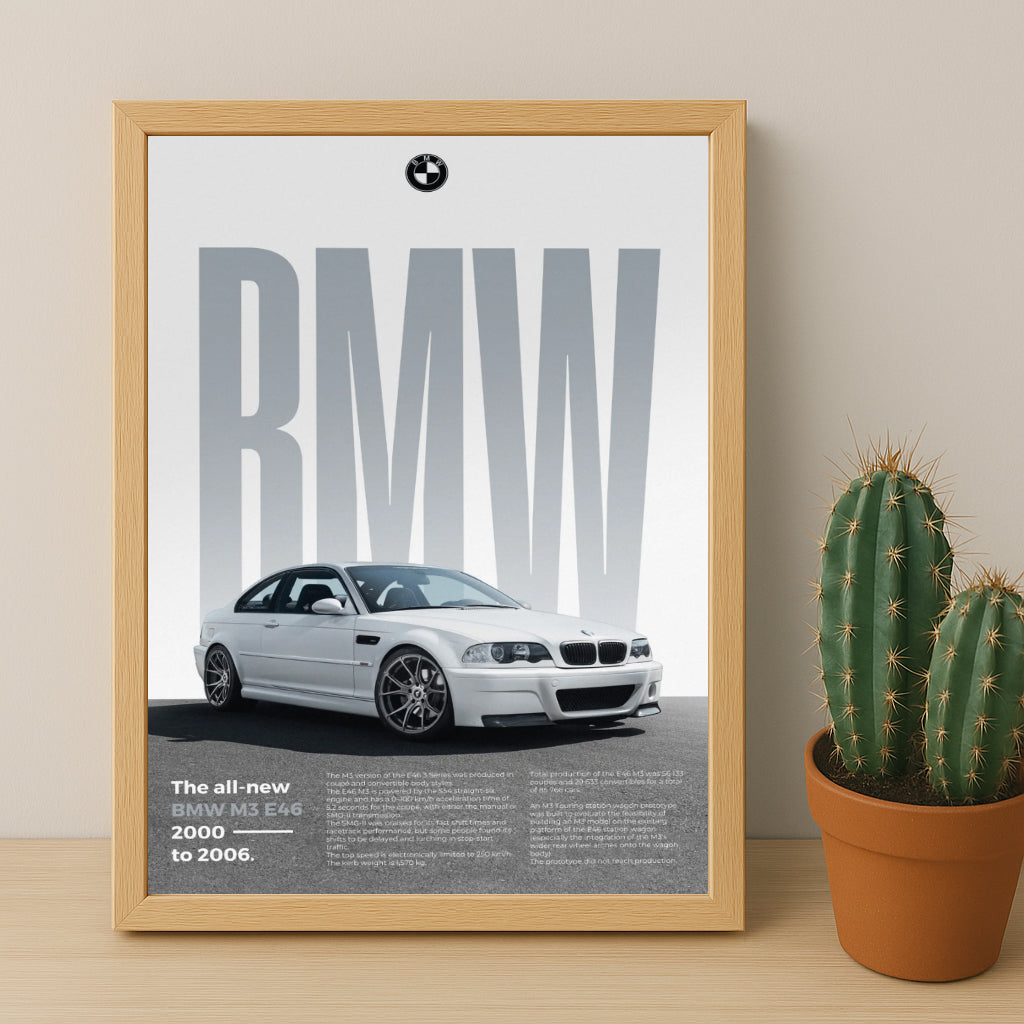 Poster Voitures - BMW M3 E46