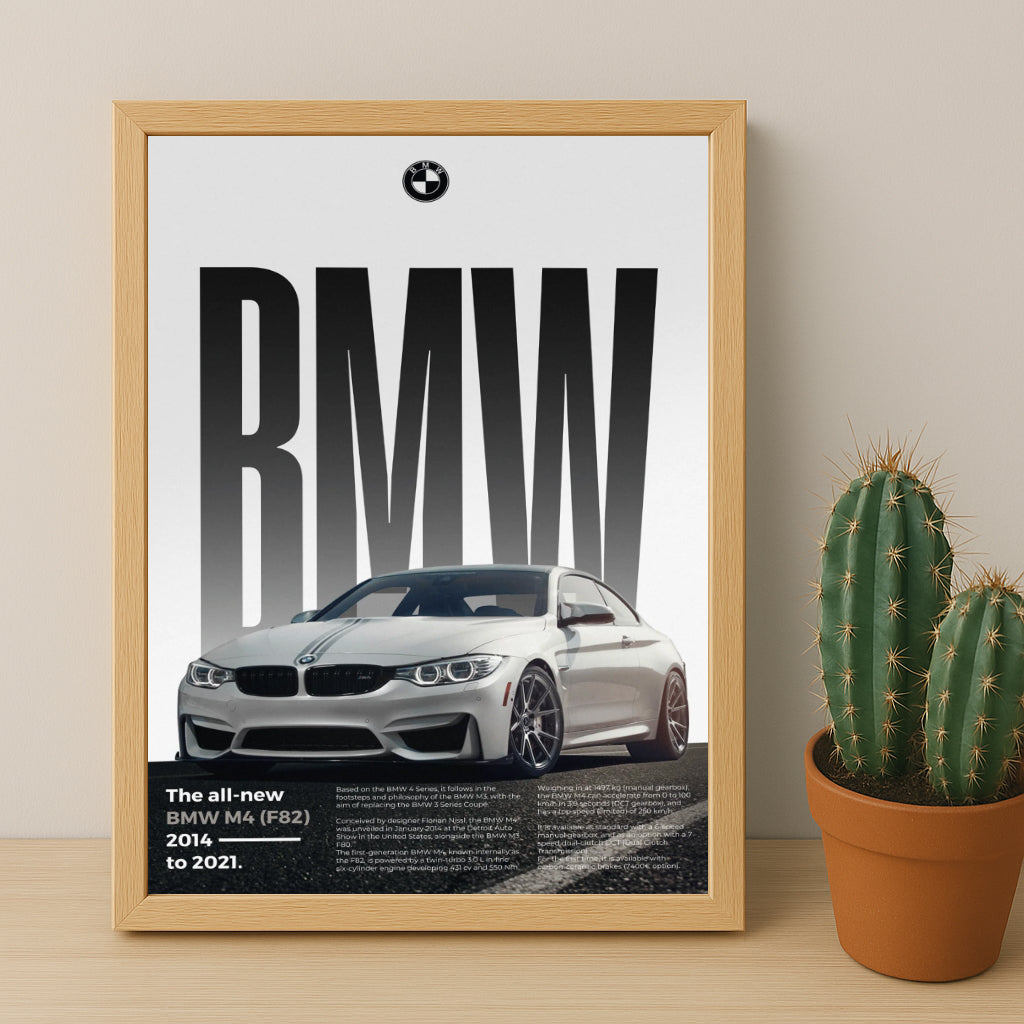 Poster Voitures - BMW M4 F82