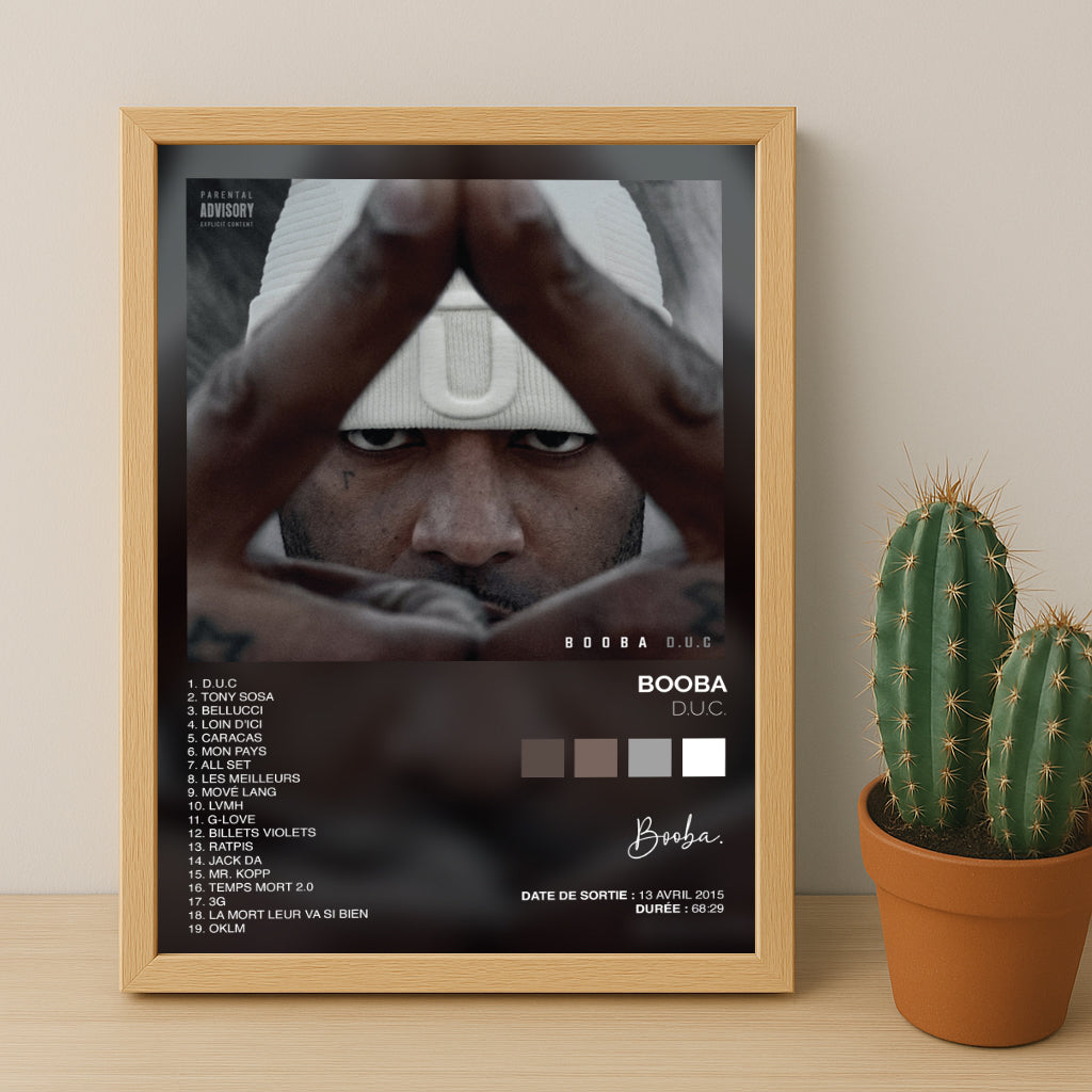 Cadre photo Album Musicaux - D.U.C de Booba