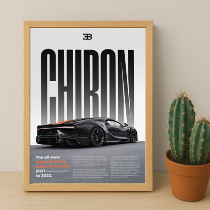 Poster Voitures - Bugatti Chiron Super Sport