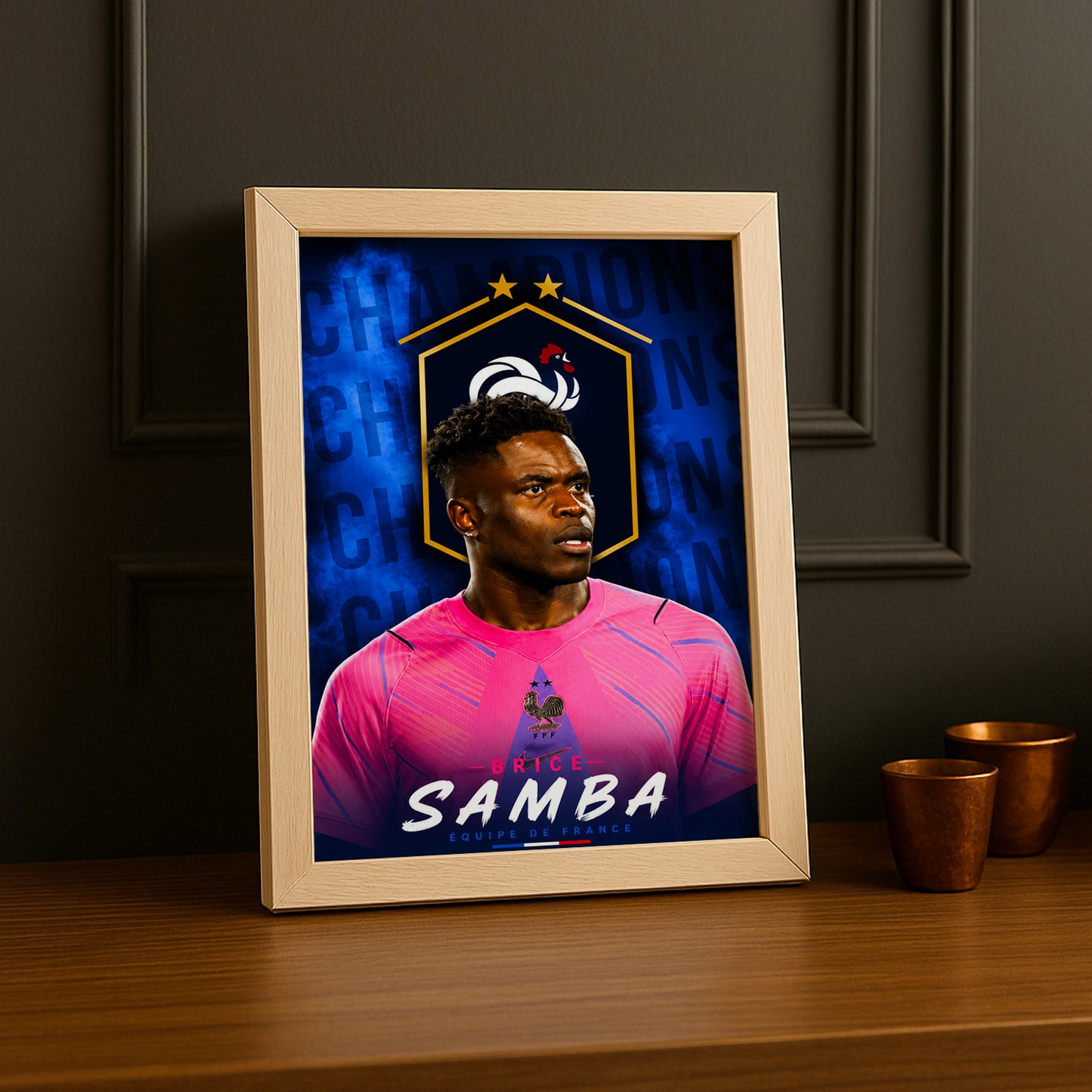 Cadre Photo Brice Samba – Équipe de France TonCadre