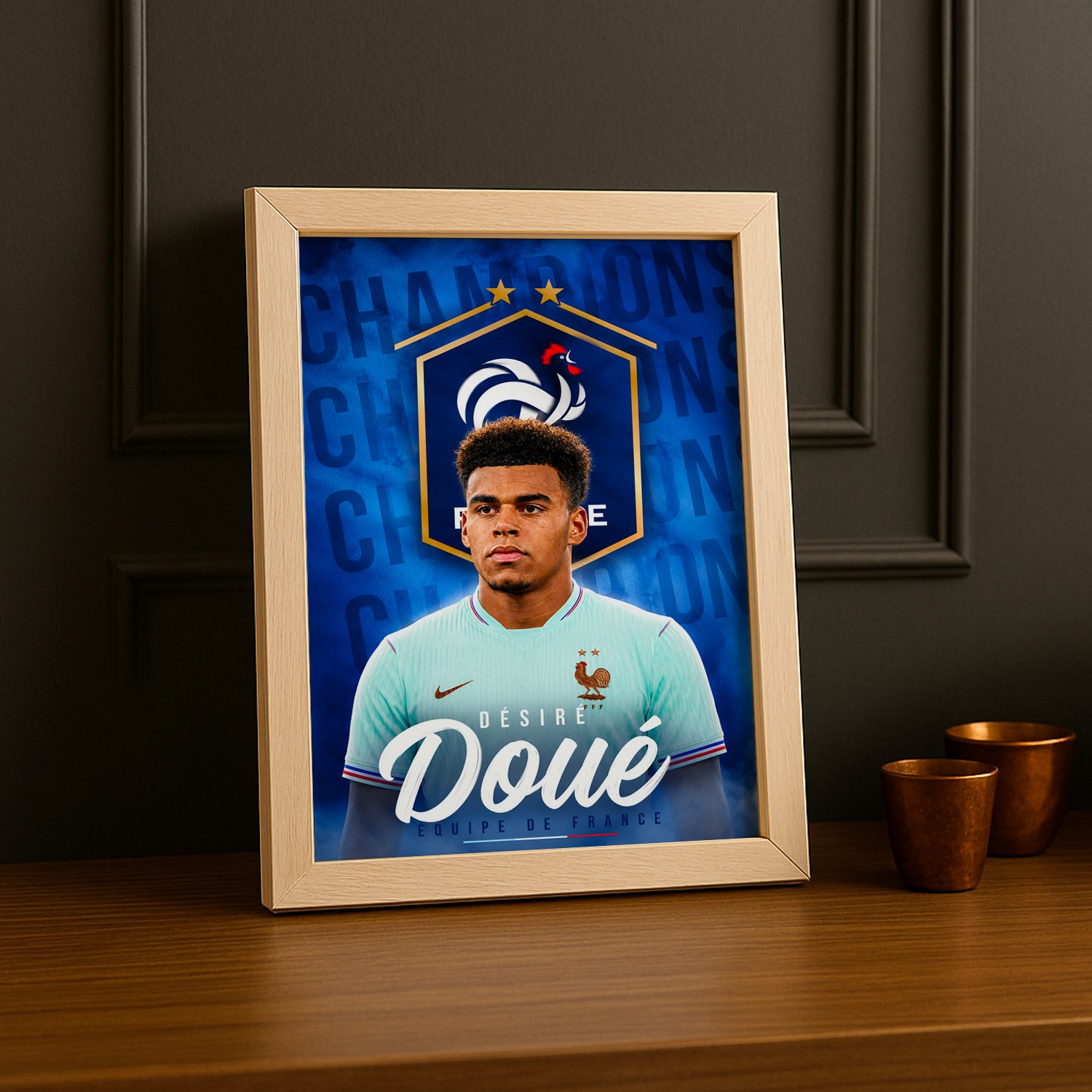 Cadre Photo Désiré Doué – Équipe de France TonCadre