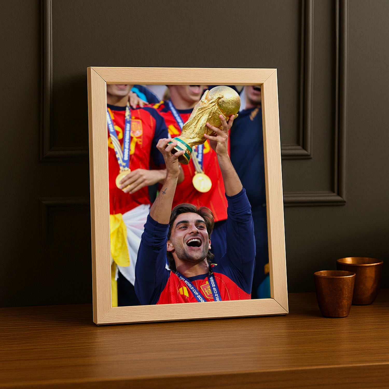 Cadre Photo Ferran Torres Coupe du Monde 2026 – Espagne Trophée TonCadre