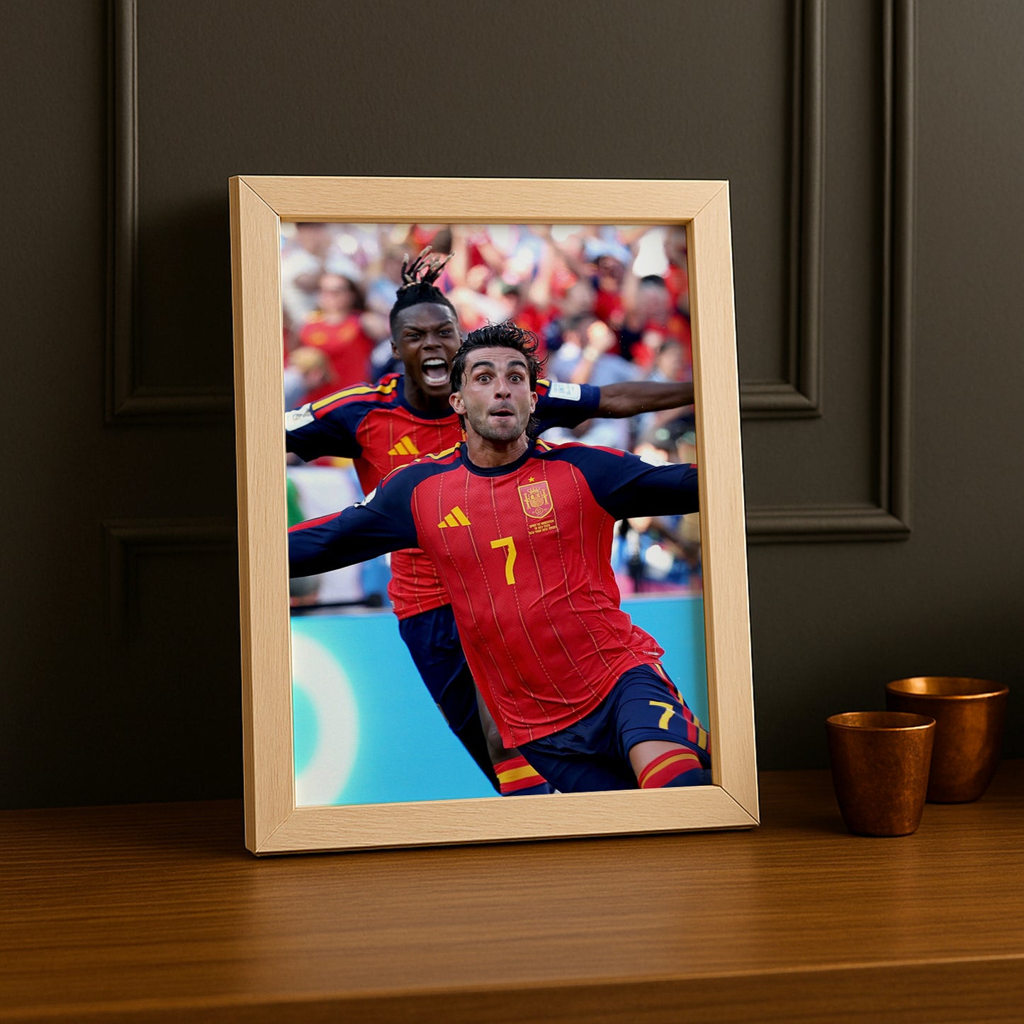 Cadre Photo Ferran Torres & Nico Williams – But Finale Espagne TonCadre