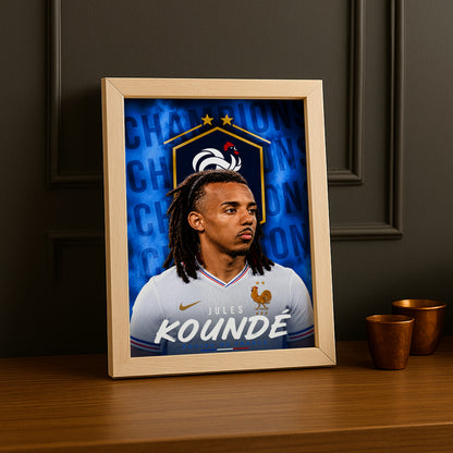 Cadre Photo Jules Koundé – Équipe de France TonCadre