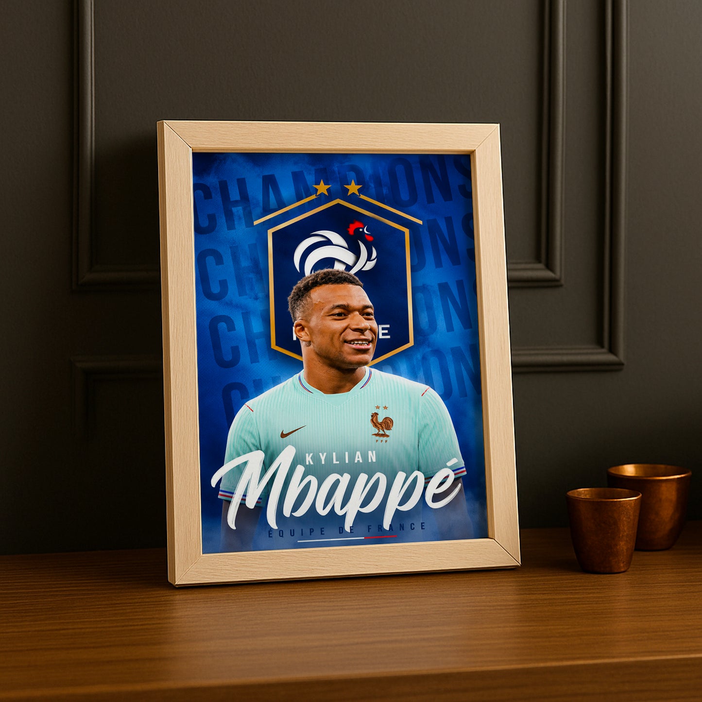 Cadre Photo Kylian Mbappé – Équipe de France TonCadre