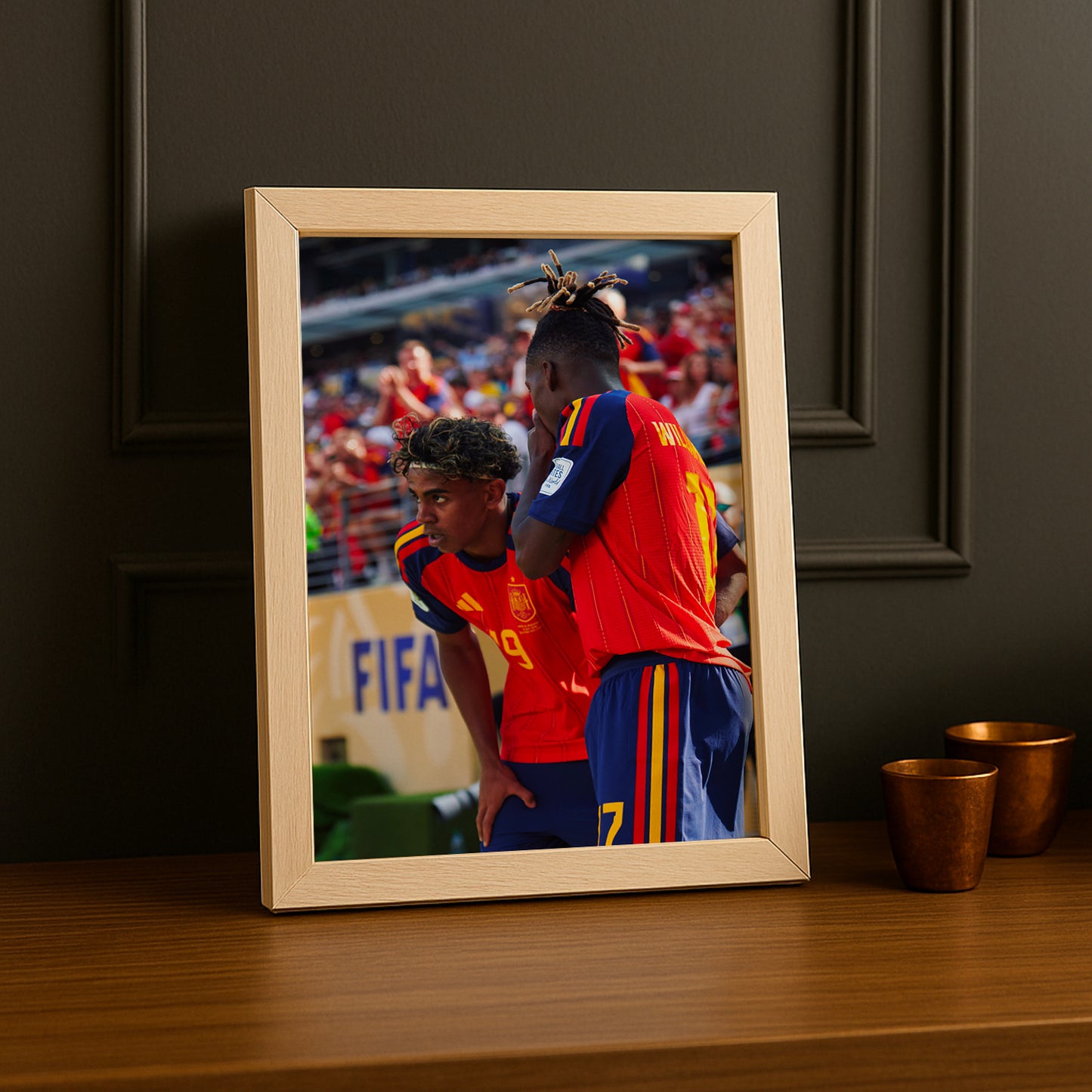 Cadre Photo Lamine Yamal & Nico Williams – Duo Espagne TonCadre