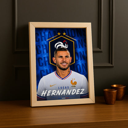 Cadre Photo Lucas Hernandez – Équipe de France TonCadre