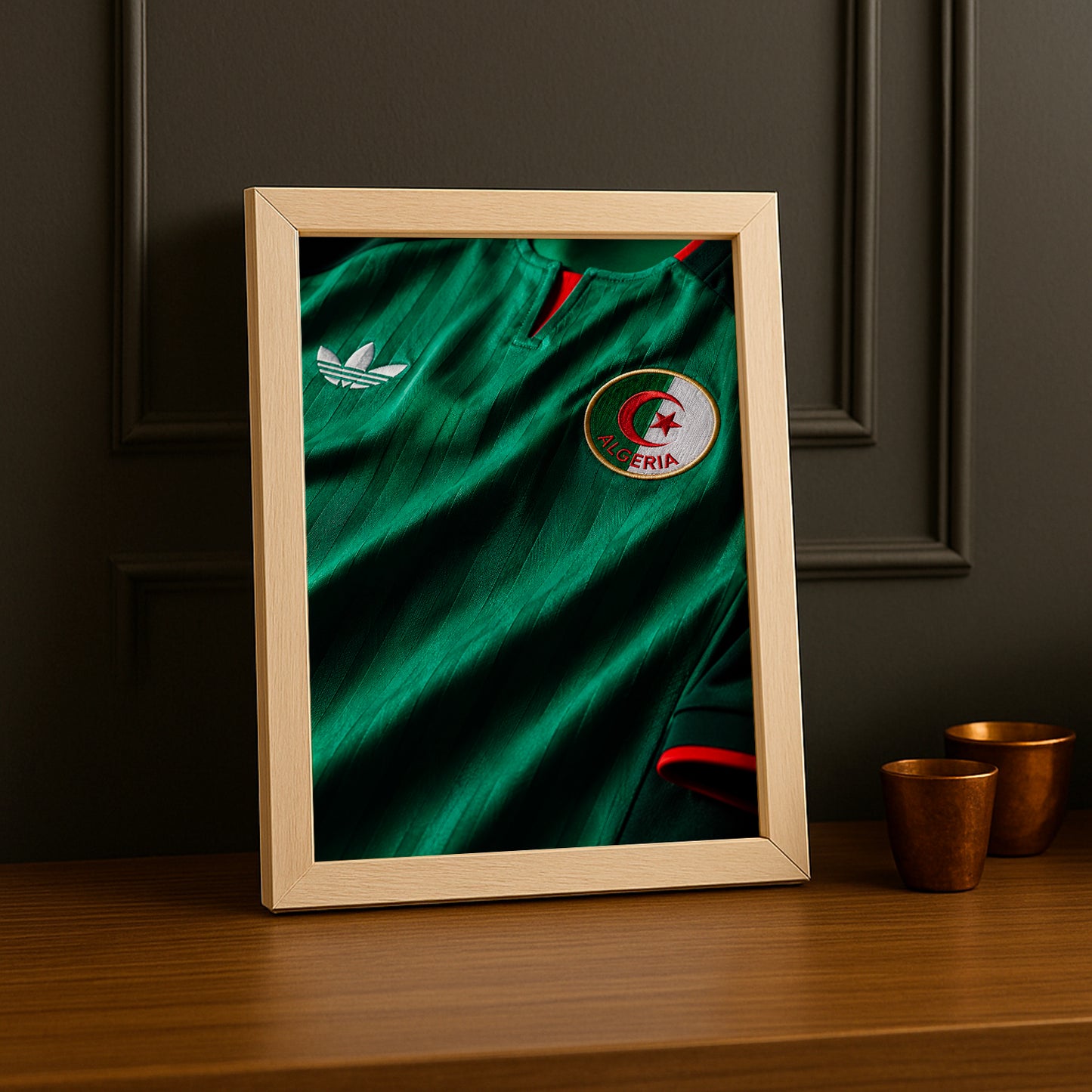 Cadre Photo Maillot Algérie – Domicile Coupe du Monde 2026 TonCadre