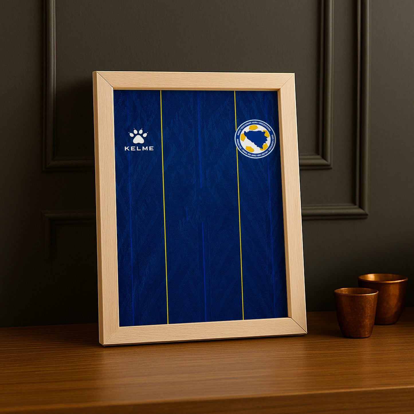 Cadre Photo Maillot Bosnie-Herzégovine – Domicile Coupe du Monde 2026 TonCadre