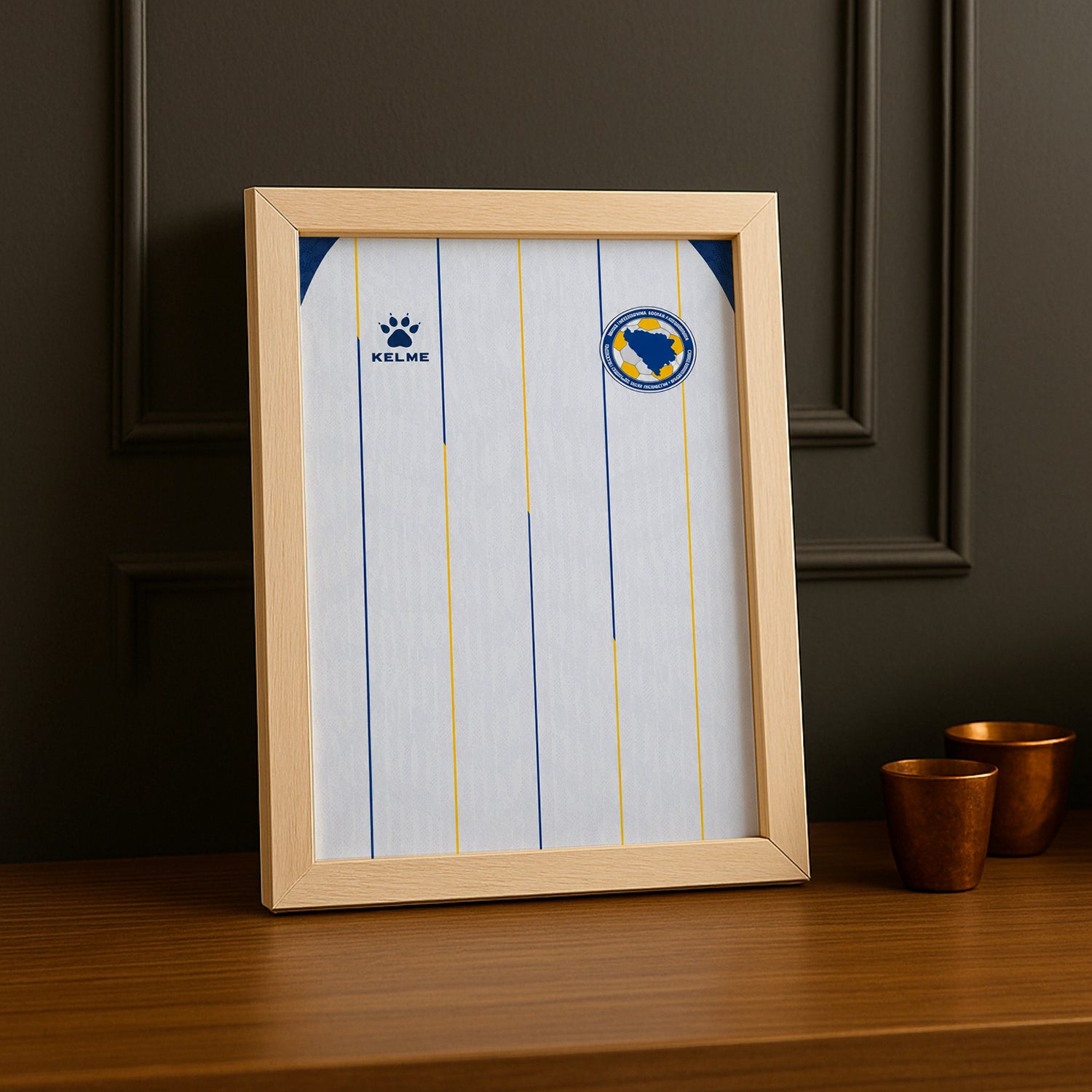 Cadre Photo Maillot Bosnie-Herzégovine – Extérieur Coupe du Monde 2026 TonCadre