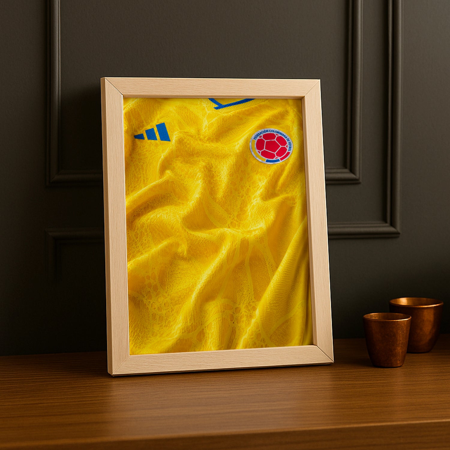 Cadre Photo Maillot Colombie – Domicile Coupe du Monde 2026 TonCadre