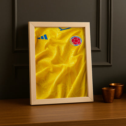 Cadre Photo Maillot Colombie – Domicile Coupe du Monde 2026 TonCadre