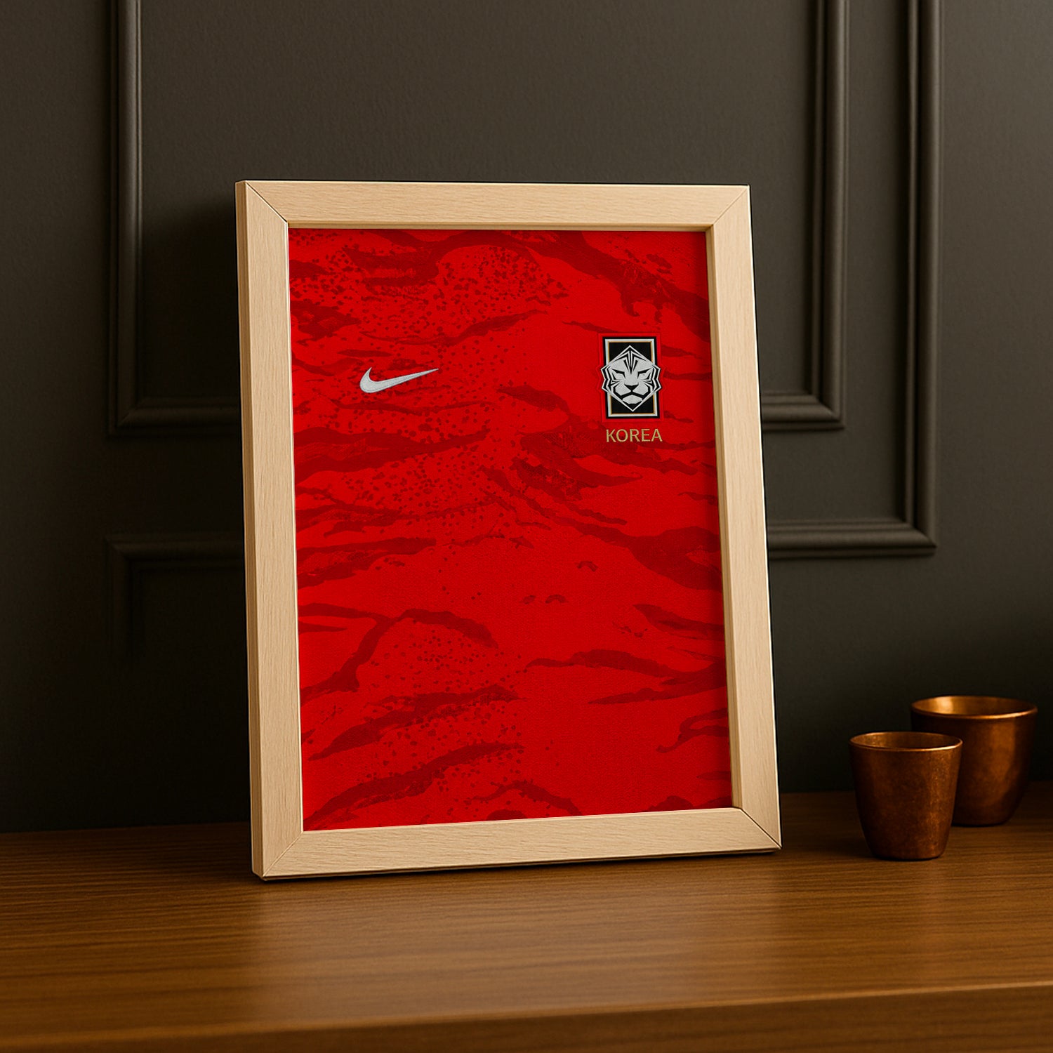 Cadre Photo Maillot Corée du Sud – Domicile Coupe du Monde 2026 TonCadre