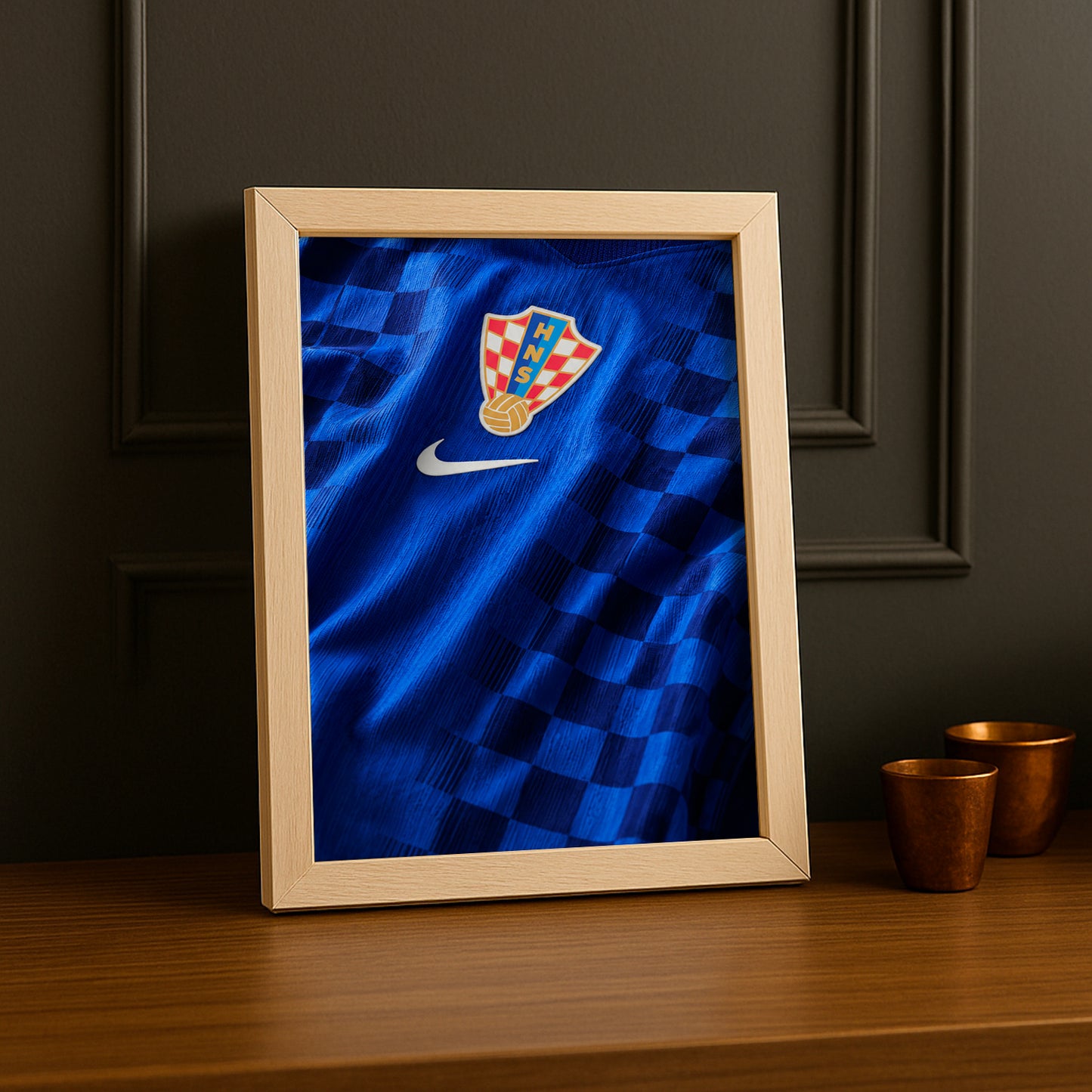 Cadre Photo Maillot Croatie – Extérieur Coupe du Monde 2026 TonCadre