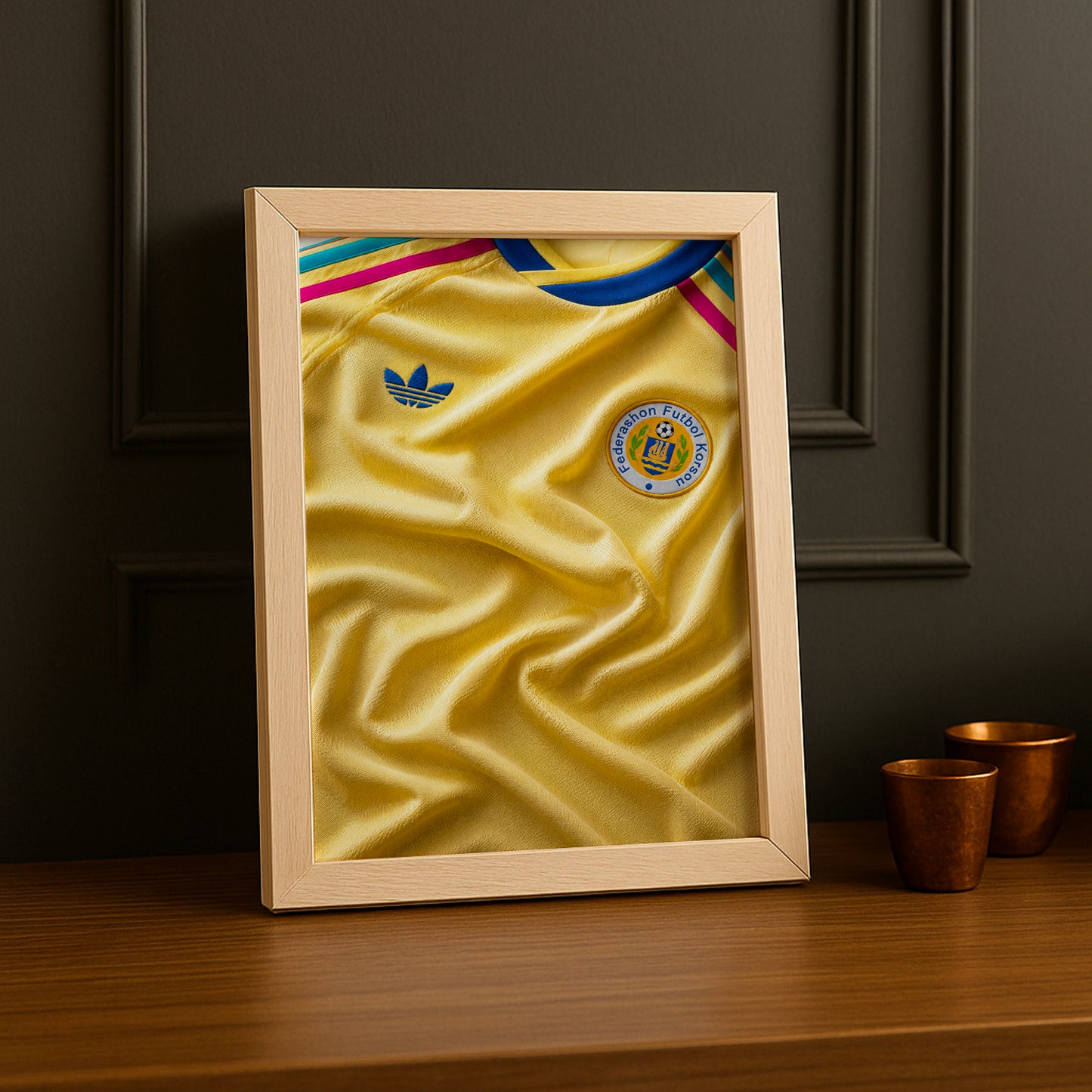 Cadre Photo Maillot Curaçao – Extérieur Coupe du Monde 2026 TonCadre