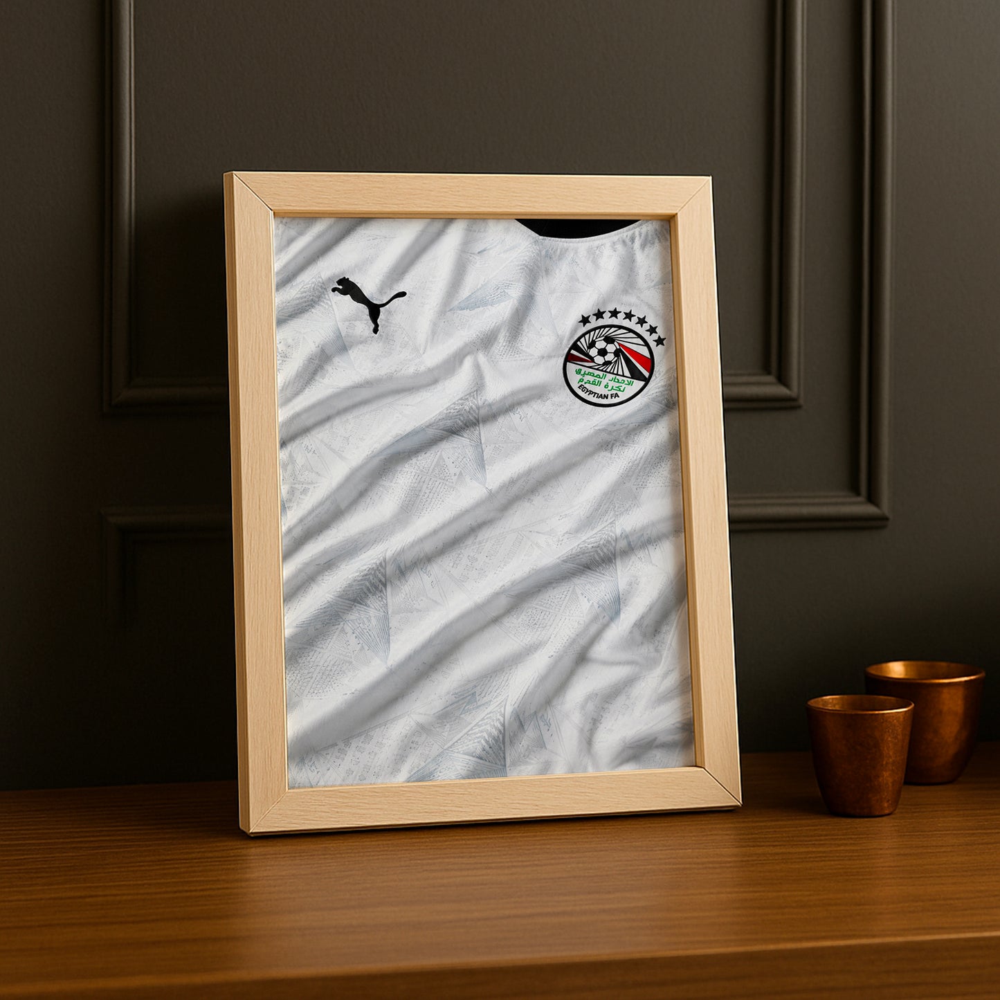 Cadre Photo Maillot Égypte – Extérieur Coupe du Monde 2026 TonCadre