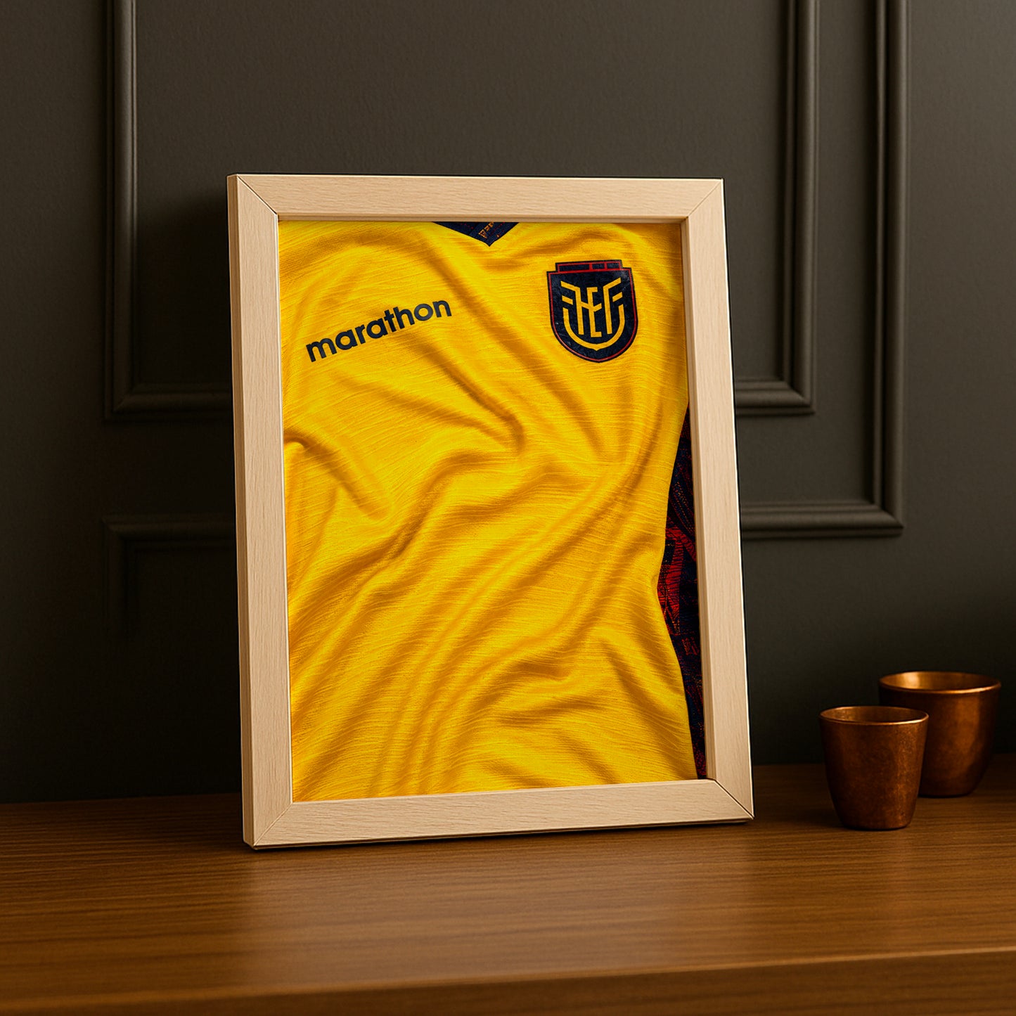 Cadre Photo Maillot Équateur – Domicile Coupe du Monde 2026 TonCadre