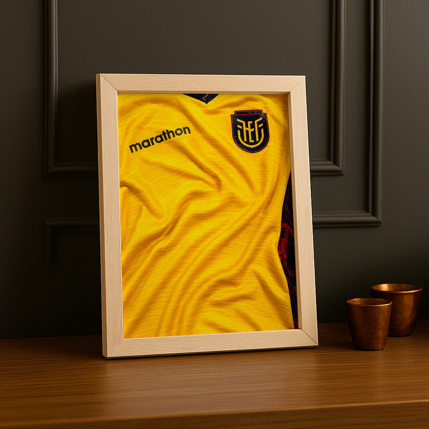 Cadre Photo Maillot Équateur – Domicile Coupe du Monde 2026 TonCadre
