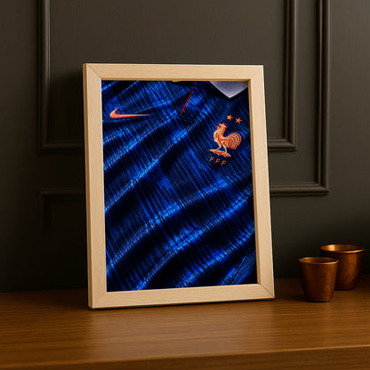 Cadre Photo Maillot France – Domicile Coupe du Monde 2026 TonCadre