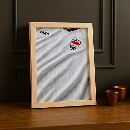Cadre Photo Maillot Irak – Domicile Coupe du Monde 2026 TonCadre