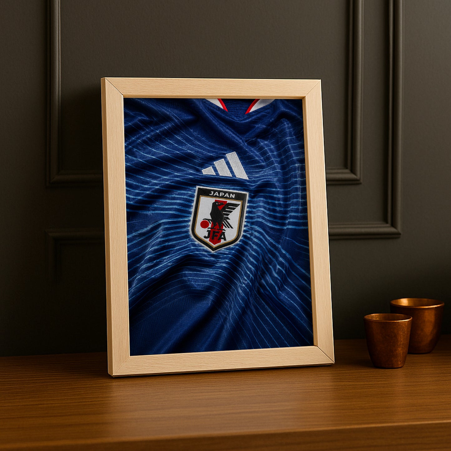 Cadre Photo Maillot Japon – Domicile Coupe du Monde 2026 TonCadre